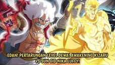 GILA! PERTARUNGAN LEVEL DEWA! KIZARU GUNAKAN AWAKENING UTK LAWAN GEAR 5 LUFFY! ONE PIECE