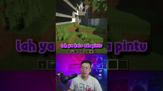 Cara Membuat Pintu Rahasia Tersembunyi Di Minecraft #shorts