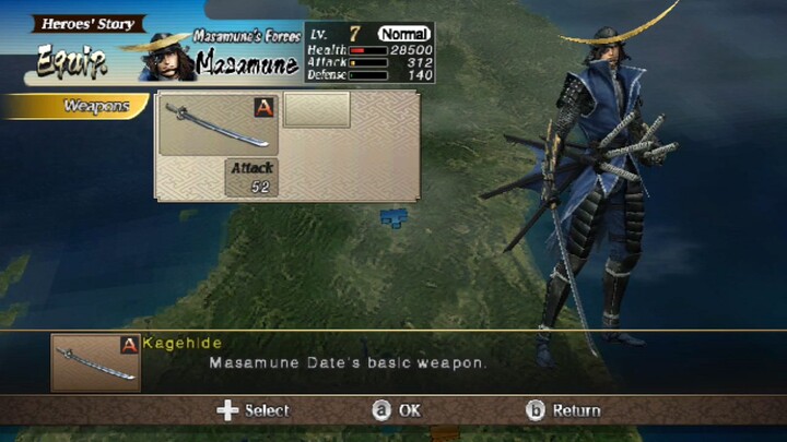 Basara Samurai Heroes walkthrough part 2 Date Masamune #2