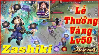 🌸Onmyoji Arena: Zashiki - Skin Mùa 14 Lễ Thưởng Vàng Lv50, Loli Nhưng Rất Trâu Bò