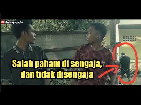 Salah paham, drama lucu gowa