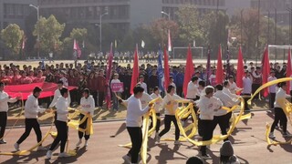 【มหาวิทยาลัยหนานจิง】พิธีเปิดงานวันกีฬาสี การแสดง “วางยาแมว”