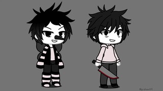 Laughing Jack and Jeff The Killer in Gacha Life