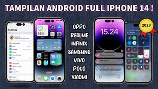 Tema iPhone 14 untuk Android🔥 Cara Merubah Tampilan Android Menjadi Tampilan iPhone 14 Pro