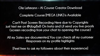 Ole Lehmann AI Course Creator download