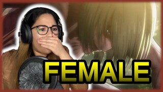 "Female Titan" Attack on Titan Reaction 1X17