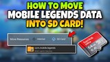HOW TO MOVE MOBILE LEGENDS RESOURCES INTO SD CARD! Best For Phone Having Low Storage!