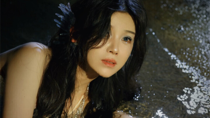 挑战手工做一件手工人鱼裙给妈妈拍一组人鱼大片，来个纯享版