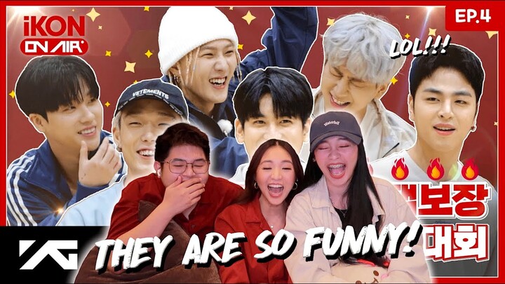 iKON ON AIR EP.4 🏐🏆 Kony's Sports Day #1 😂 | DEE SIBS REACT