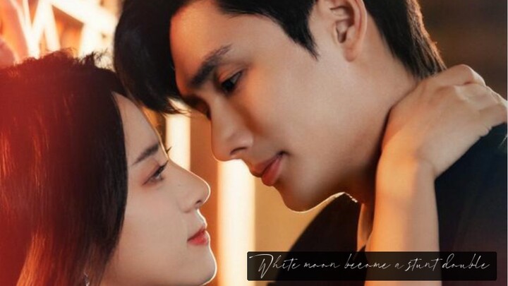 White moon become a stunt double