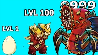 TIẾN HÓA QUÁI VẬT NGOÀI HÀNH TINH EVOLVING THÀNH CON KHỦNG NHẤT KHỔNG LỒ ALIEN TOP GAME ANDROID IOS
