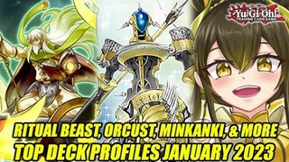 Ritual Beast, Orcust, Minkanko, & More! Yu-Gi-Oh! Top Deck Profiles January 2023