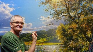 The Paintbrush that Heals You! Landscape Oil Painting