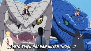 Uzumaki Boruto Linh Thú Triệu Hồi Rắn Mạnh Mẽ Hơn Uchiha Sarada | Rắn Aoda Trung Thành Nhất