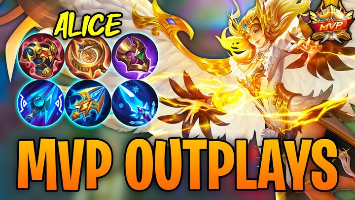 INSANE LIFESTEAL!! ALICE 100% OUTPLAYED ENEMY - Mobile Legends [ Pro Player Alice Best Build ]