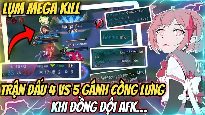 Trận Đấu “ Cực Căng ” Khi Đồng Đội AFK Và Cách Xử Lí Đẳng Cấp Của Top Violet Lụm Ngay Mega Kill