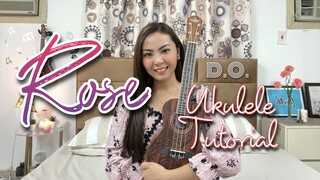 D.O. | ROSE (English Version) | UKULELE TUTORIAL