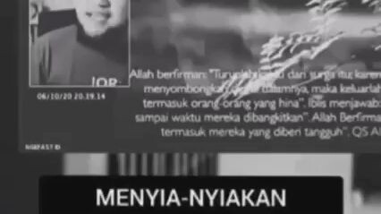 kenapa iblis izinkan untuk menggoda kita karena Allah SWT percaya dengan kita tidak termakan godaany