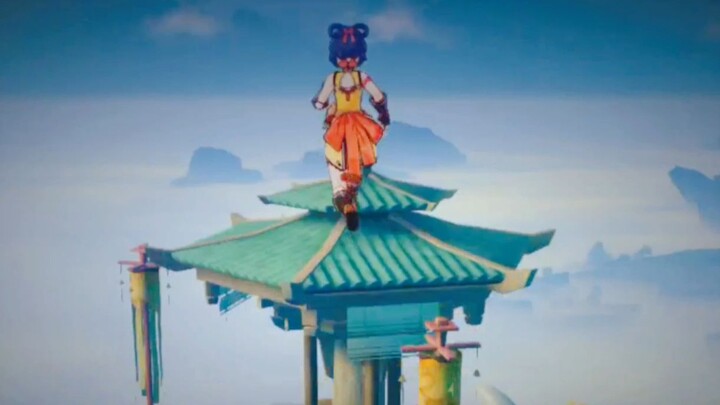 [Original Man] Wu Paimon climbed to the top of Qingyun Peak and won the Immortal Jumps Over the Wall