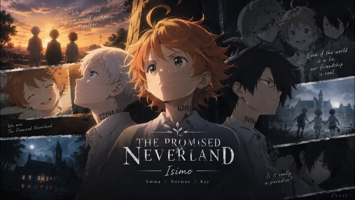🖤 Emma, Norman & Ray | The Promised Neverland — Isimo