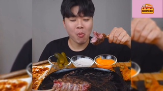 Mukbang sườn nướng #anngon