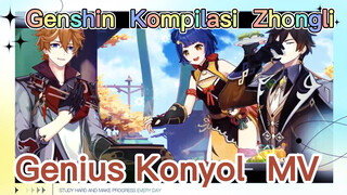 [Genshin, Kompilasi, Zhongli] "Genius Konyol” MV