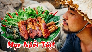 Ẩm Thực Lương Sơn Bạc - Mực Nhồi Thịt - Octopus Stuffed With Pork - Survival cooking / P17
