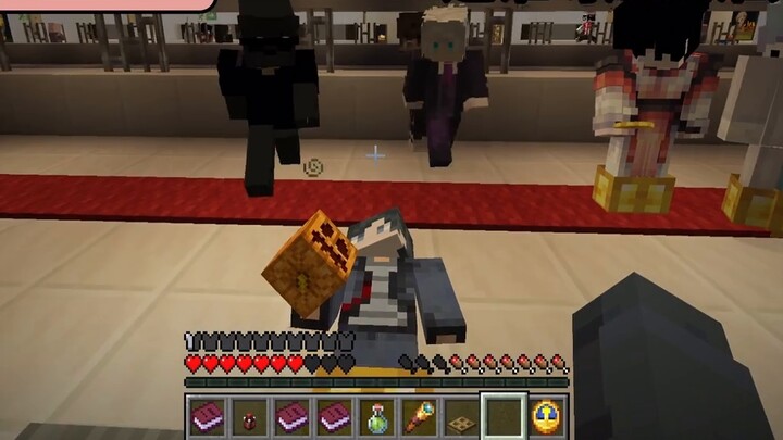 The parasite is killing people in the infinitely looping dormitory!!! [Minecraft]