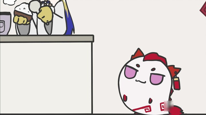 [Nhà hát nhỏ Châu Châu] Longpaopao phục vụ bữa ăn - không trả lại