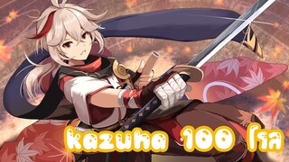 Genshin Impact : Kazuha 100 โรลจะได้ไหมก่อน