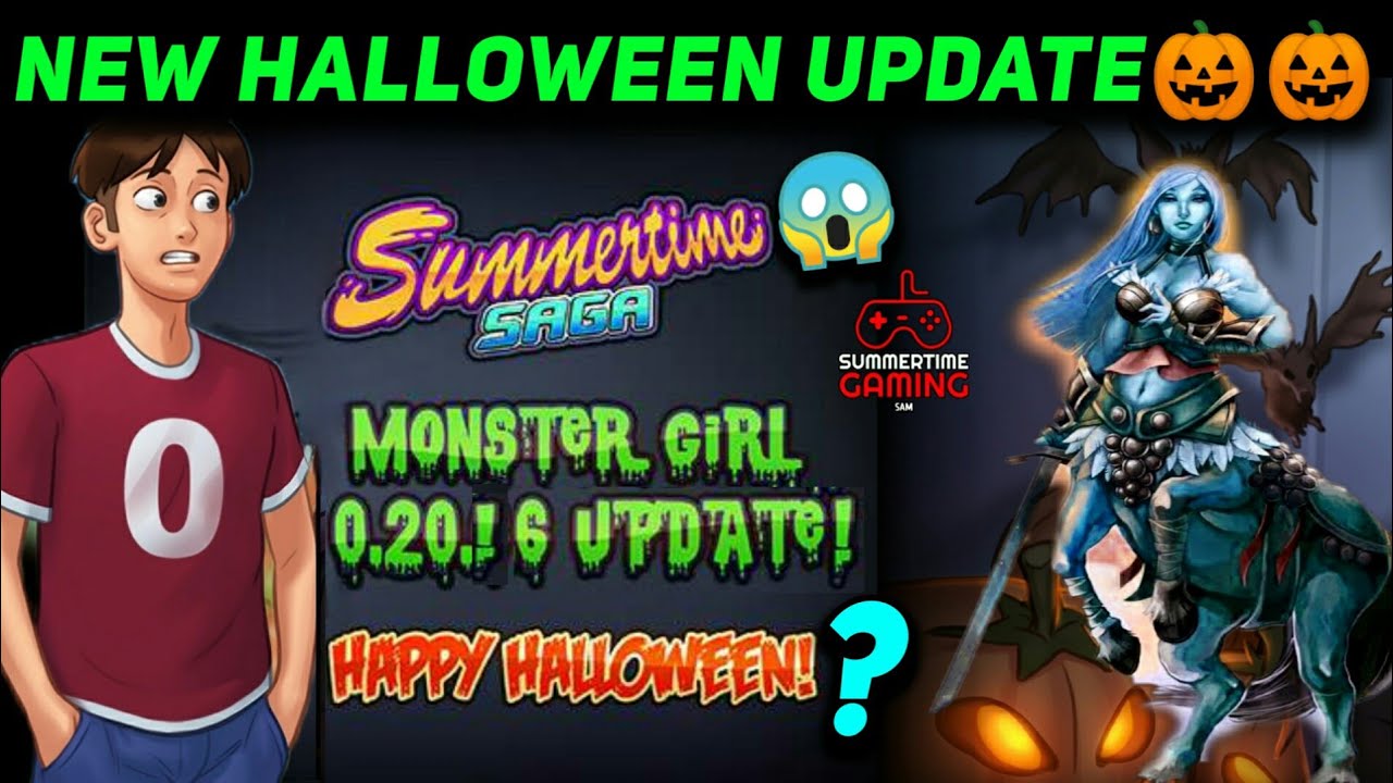 SECRET HALLOWEEN UPDATE IN SUMMERTIME SAGA 🔥 SUMMERTIME SAGA LATEST  0.20.15 UPDATE RELEASE DATE - BiliBili