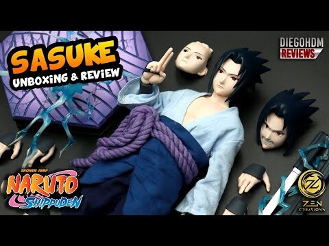 SASUKE Naruto Shippuden Zen Creations 1/6 Unboxing e Review BR / DiegoHDM