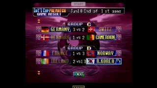 International Superstar Soccer 64 (N64) - Norway vs S.Korea, Int'l Cup. Super64 Plus