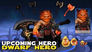 NEW UPCOMING HERO DWARF BLACKSMITH? NEW TANK? MINI MINOTAUR? | MOBILE LEGENDS NEW HERO