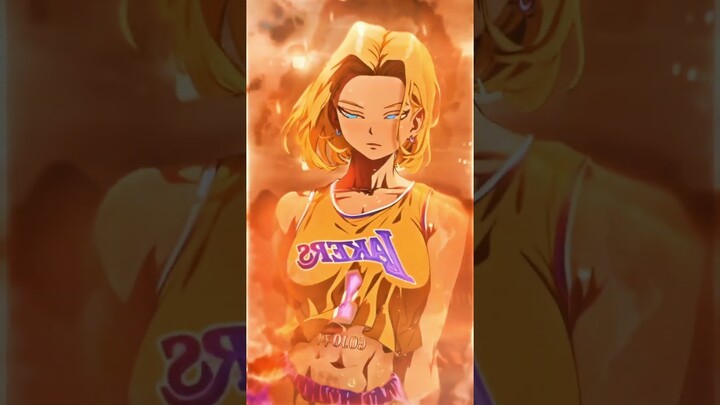 C18 X LAKERS🏀(Animation) #edit #amv #animeedit #dbz #gojoedit #animation #dragonball