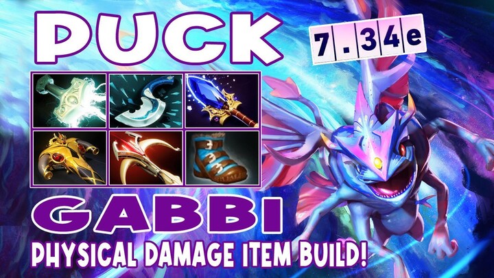 Puck Gabbi Highlights PHYSICAL DAMAGE ITEM BUILD - Dota 2 Highlights - Daily Dota 2 TV