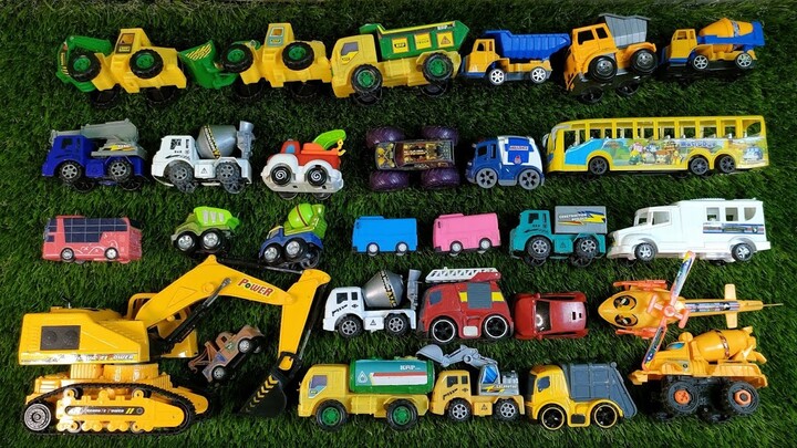 Mencari Mainan Anak Excavator, Mobil Metro Bus, Mobil Derek, Helikopter, Mobil Tangki, Mobil Molen