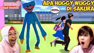 Reaksi Nafisa Fidela & Nicole Annabelle ADA HUGGY WUGGY DI SAKURA | Sakura School Simulator