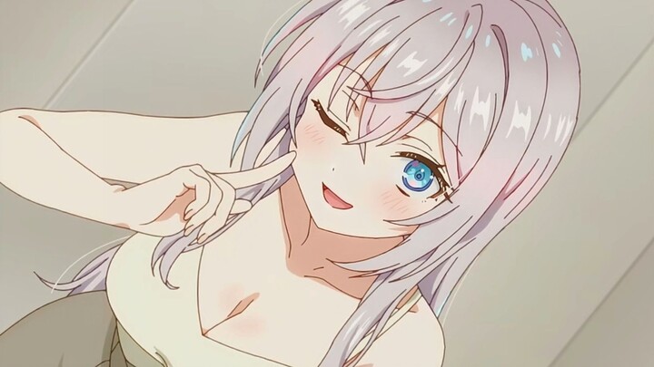 Kuze-san menyembunyikan rasa malunya dengan hadiah