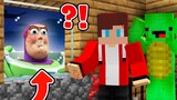 Scary BUZZ LIGHTYEAR.EXE is wanted by JJ and Mikey in minecraft! Challenge from Maizen!