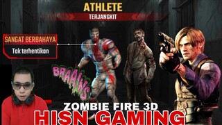 game zombie fire 3D,  para Athlete  berubah jadi zombie
