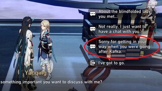 Trailblazer talks to Yanqing about Kafka incident and always getting beat up