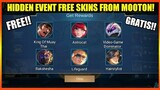 HIDDEN EVENT FREE EPIC SKINS LIMITED TIME ONLY CLAIM NOW!! | MOBILE LEGENDS 2021