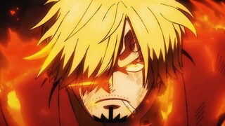 Sanji đấu với Quinn [Quyết tâm, Hứa hẹn]: Cú đá gió quỷ phá tan bầu trời