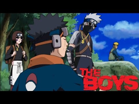 Minato thug life - Obito Rin Kakashi funny moments Part 1 #naruto ☠️😂