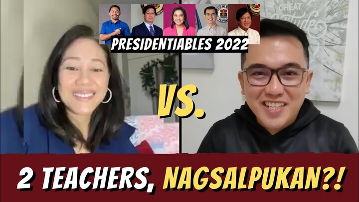 PRESIDENTIAL DEBATE | DALAWANG GURO, NAGBANGAYAN?! | MARCOS | ROBREDO | MORENO | LACSON | PACQUIAO