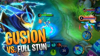 GUSION VS FULL STUN, BANYAK COUNTER MAKSA GUSION WKWKK - GUSION FASTHANDGAMEPLAY #139