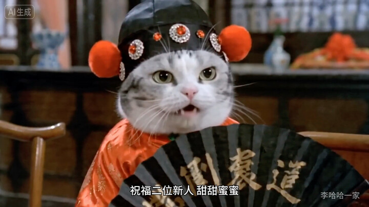 Li Haha, the little cat matchmaker, is doing a really great job.