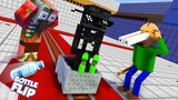 Monster School : BALDI'S BASICS & BOTTLE FLIP CHALLENGE - Minecraft Animation