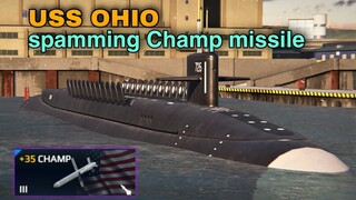 Modern Warships: USS OHIO spamming Champ missile.
